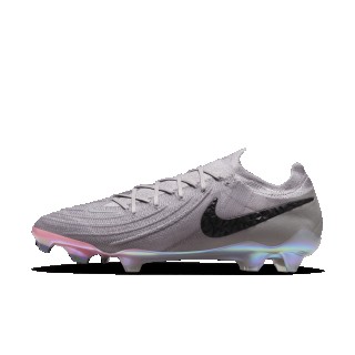 Nike Phantom GX 2 Elite low-top voetbalschoenen (stevige ondergrond) - Grijs