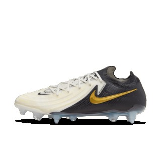 Nike Phantom GX 2 Elite low-top voetbalschoenen (zachte ondergrond) - Wit