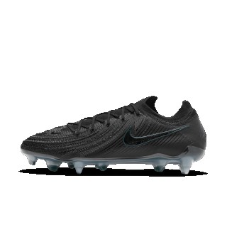 Nike Phantom GX 2 Elite low-top voetbalschoenen (zachte ondergrond) - Zwart