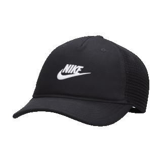 Nike Rise Cap gestructureerde truckerpet - Zwart