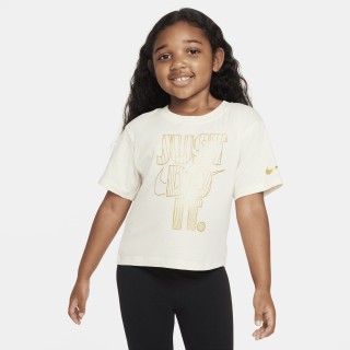 Nike Shine Boxy Tee T-shirt voor kleuters - Wit