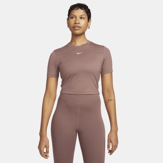 Nike Sportswear Essential aansluitend kort T-shirt voor dames - Paars