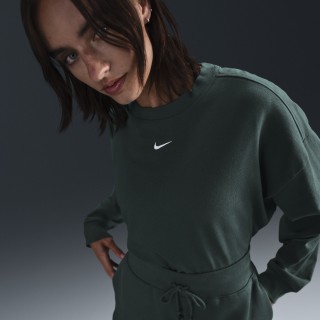 Nike Sportswear Essential oversized T-shirt met lange mouwen voor dames - Groen