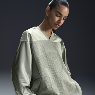 Nike Sportswear oversized jersey met lange mouwen voor dames - Groen