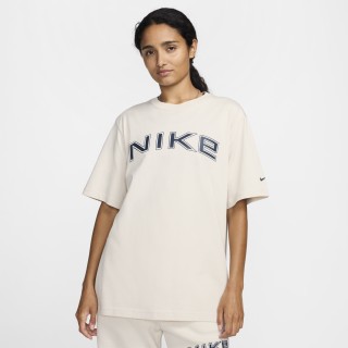 Nike Sportswear ruimvallend T-shirt met korte mouwen en graphic voor dames - Bruin