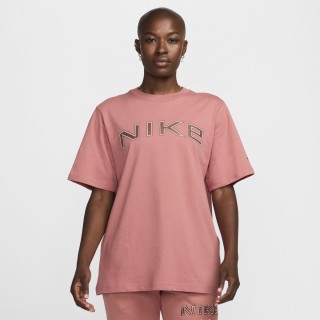 Nike Sportswear ruimvallend T-shirt met korte mouwen en graphic voor dames - Roze