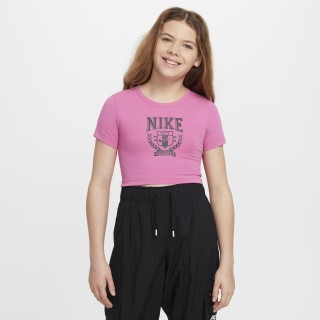 Nike Sportswear T-shirt met graphic voor meisjes - Rood