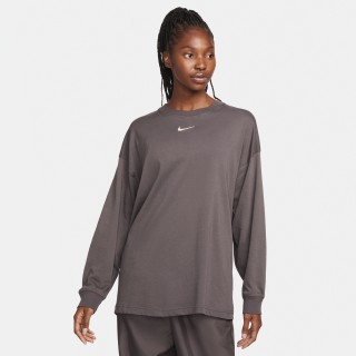 Nike Sportswear T-shirt met lange mouwen voor dames - Bruin