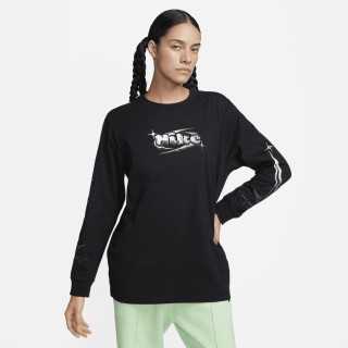 Nike Sportswear T-shirt met lange mouwen voor dames - Zwart