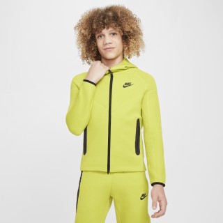 Nike Sportswear Tech Fleece Hoodie met rits voor jongens - Groen