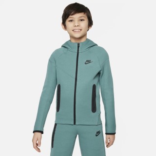 Nike Tech Fleece Hoodie met rits voor jongens - Groen