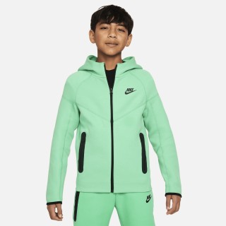 Nike Tech Fleece Hoodie met rits voor jongens - Groen