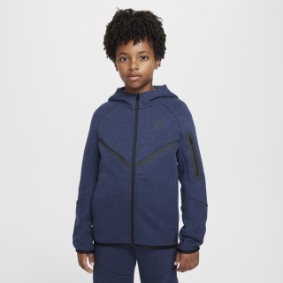 Nike Sportswear Tech Fleece Hoodie met rits voor kids - Blauw