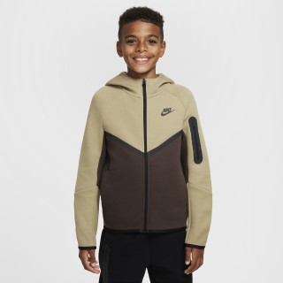 Nike Sportswear Tech Fleece Hoodie met rits voor kids - Bruin