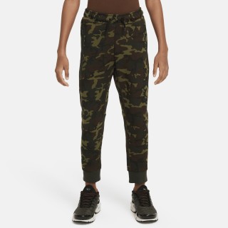 Nike Tech Fleece joggingbroek met camouflageprint voor jongens - Zwart