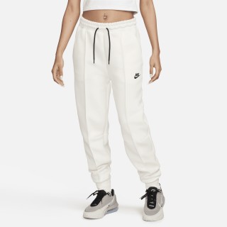 Nike Tech Fleece Joggingbroek met halfhoge taille voor dames - Bruin