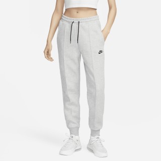 Nike Tech Fleece Joggingbroek met halfhoge taille voor dames - Grijs