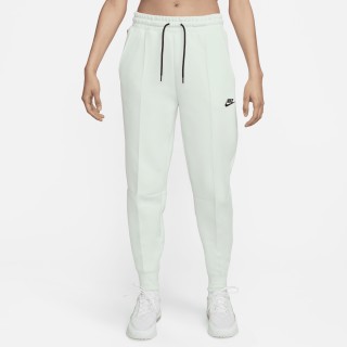 Nike Tech Fleece Joggingbroek met halfhoge taille voor dames - Groen