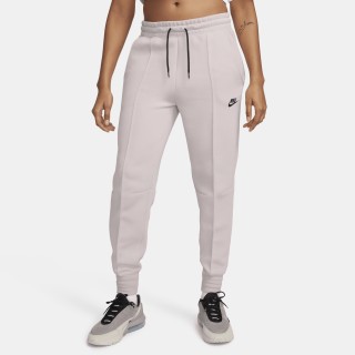 Nike Tech Fleece Joggingbroek met halfhoge taille voor dames - Paars