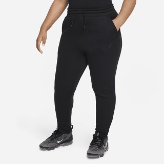 Nike Tech Fleece joggingbroek voor meisjes (ruimere maten) - Zwart