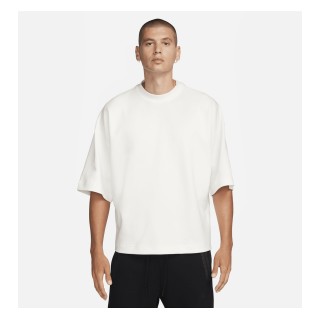 Nike Tech Fleece Reimagined oversized sweatshirt met korte mouwen voor heren - Wit