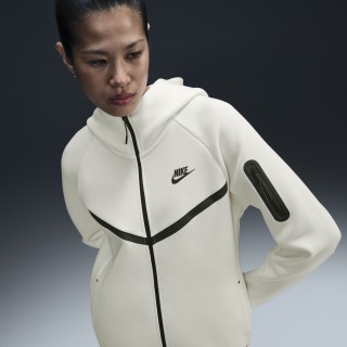 Nike Sportswear Tech Fleece Windrunner hoodie met rits voor dames - Bruin