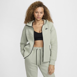 Nike Sportswear Tech Fleece Windrunner Hoodie met rits voor dames - Groen