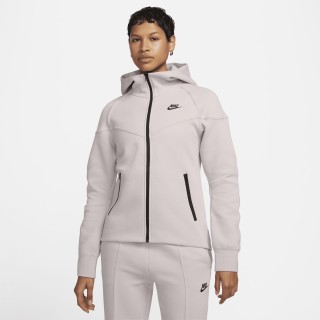 Nike Tech Fleece Windrunner Hoodie met rits voor dames - Paars