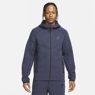 Nike Tech Fleece Windrunner Hoodie met rits voor heren - Blauw