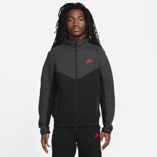 Nike Tech Fleece Windrunner Hoodie met rits voor heren - Zwart