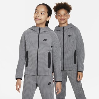 Nike Tech Fleece winterhoodie met rits voor jongens - Grijs