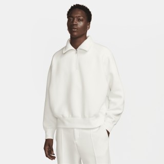 Nike Tech Fleece Reimagined herentop met halflange rits - Wit