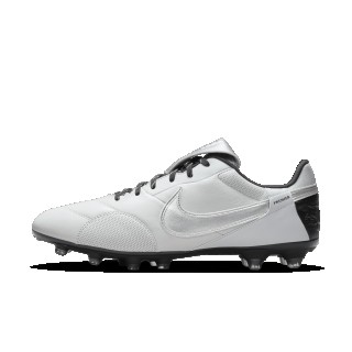 NikePremier 3 low top voetbalschoenen (stevige ondergrond) - Grijs