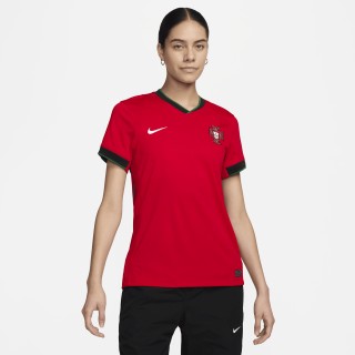 Portugal (herenelftal) 2024/25 Stadium Thuis Nike Dri-FIT replica voetbalshirt voor dames - Rood