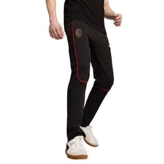 PUMA AC Milan Casuals Trainingsbroek 2024-2025 Zwart Rood