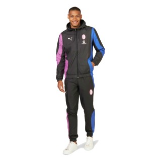 PUMA AC Milan Pre-Match Anthem Trainingspak 2023-2024 Zwart Blauw Roze