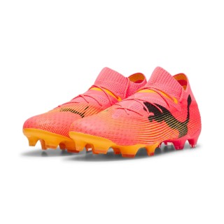 PUMA Future 7 Ultimate Gras / Kunstgras Voetbalschoenen (MG) Roze Zwart Oranje