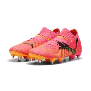 PUMA Future 7 Ultimate IJzeren-Nop Voetbalschoenen (SG) Roze Zwart Oranje