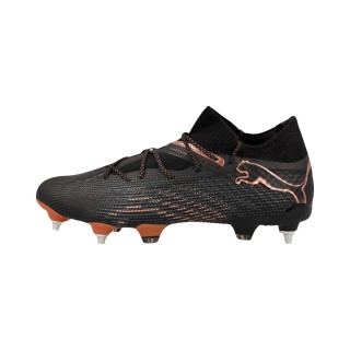 PUMA Future 7 Ultimate IJzeren-Nop Voetbalschoenen (SG) Zwart Brons Donkergrijs