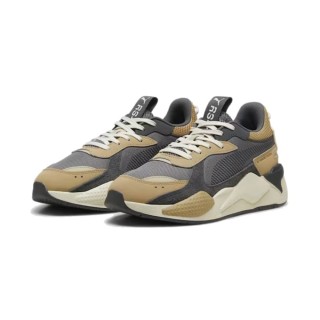 PUMA RS-X Sneakers Suede Donkergrijs Lichtbruin Beige