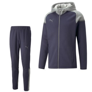 PUMA TeamCup Casual Trainingspak Donkerblauw Grijs Donkergrijs