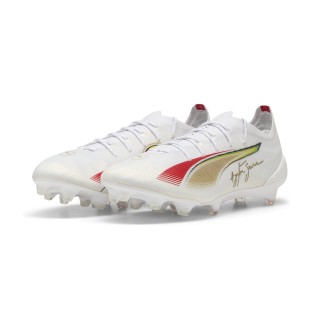 PUMA Ultra 5 Ultimate Senna Gras Voetbalschoenen (FG) Wit Goud Rood