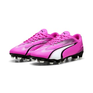 PUMA Ultra Play Gras / Kunstgras Voetbalschoenen (MG) Roze Wit Zwart