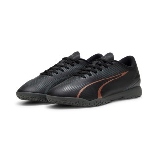 PUMA Ultra Play Zaalvoetbalschoenen (IN) Zwart Brons Donkergrijs