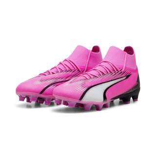 PUMA Ultra Pro Gras / Kunstgras Voetbalschoenen (MG) Roze Wit Zwart