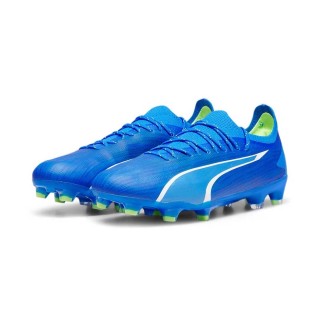 PUMA Ultra Ultimate Gras / Kunstgras Voetbalschoenen (MG) Blauw Wit Felgroen