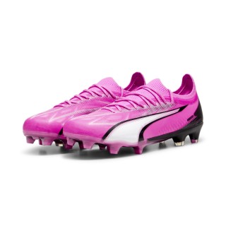 PUMA Ultra Ultimate Gras / Kunstgras Voetbalschoenen (MG) Dames Roze Wit Zwart