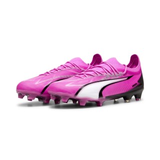 PUMA Ultra Ultimate Gras / Kunstgras Voetbalschoenen (MG) Roze Wit Zwart