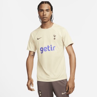 Tottenham Hotspur Strike Derde Nike Dri-FIT knit voetbaltop met korte mouwen voor heren - Bruin