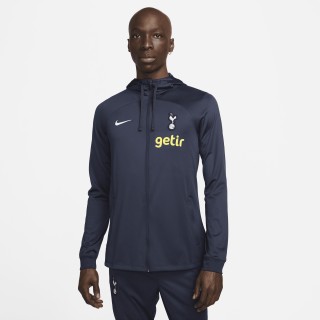 Tottenham Hotspur Strike Nike Dri-FIT voetbaltrainingsjack met capuchon voor heren - Blauw